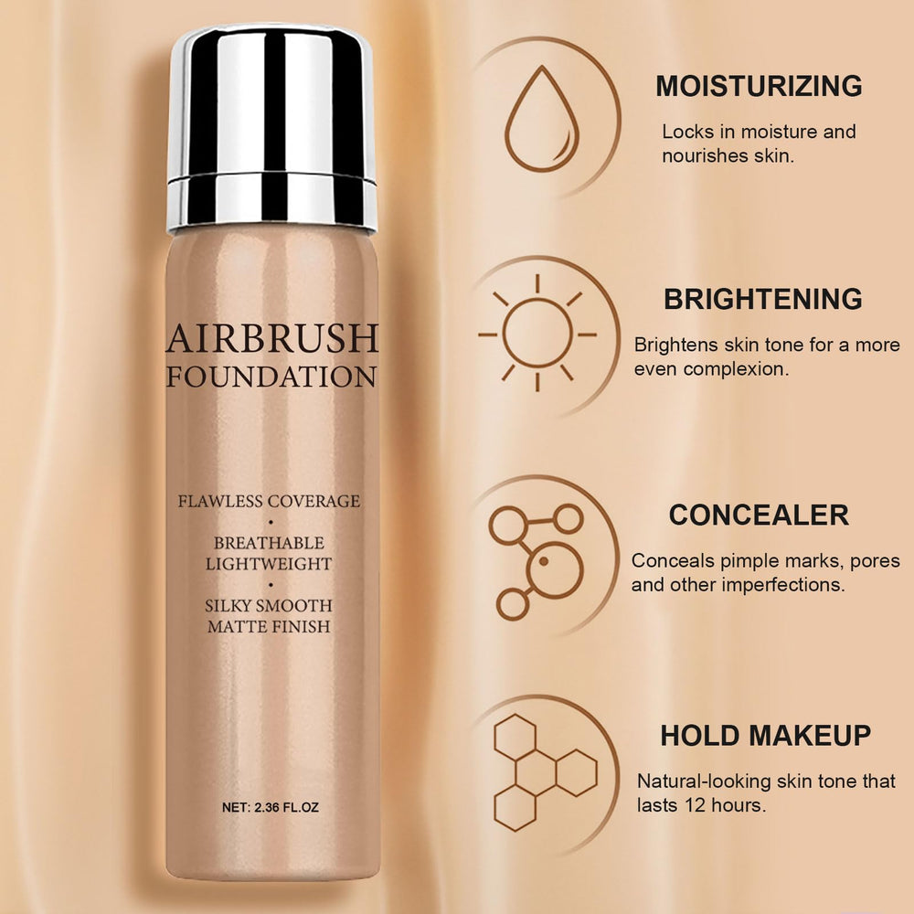 Topcent natural shade swatches for versatile skin tones.