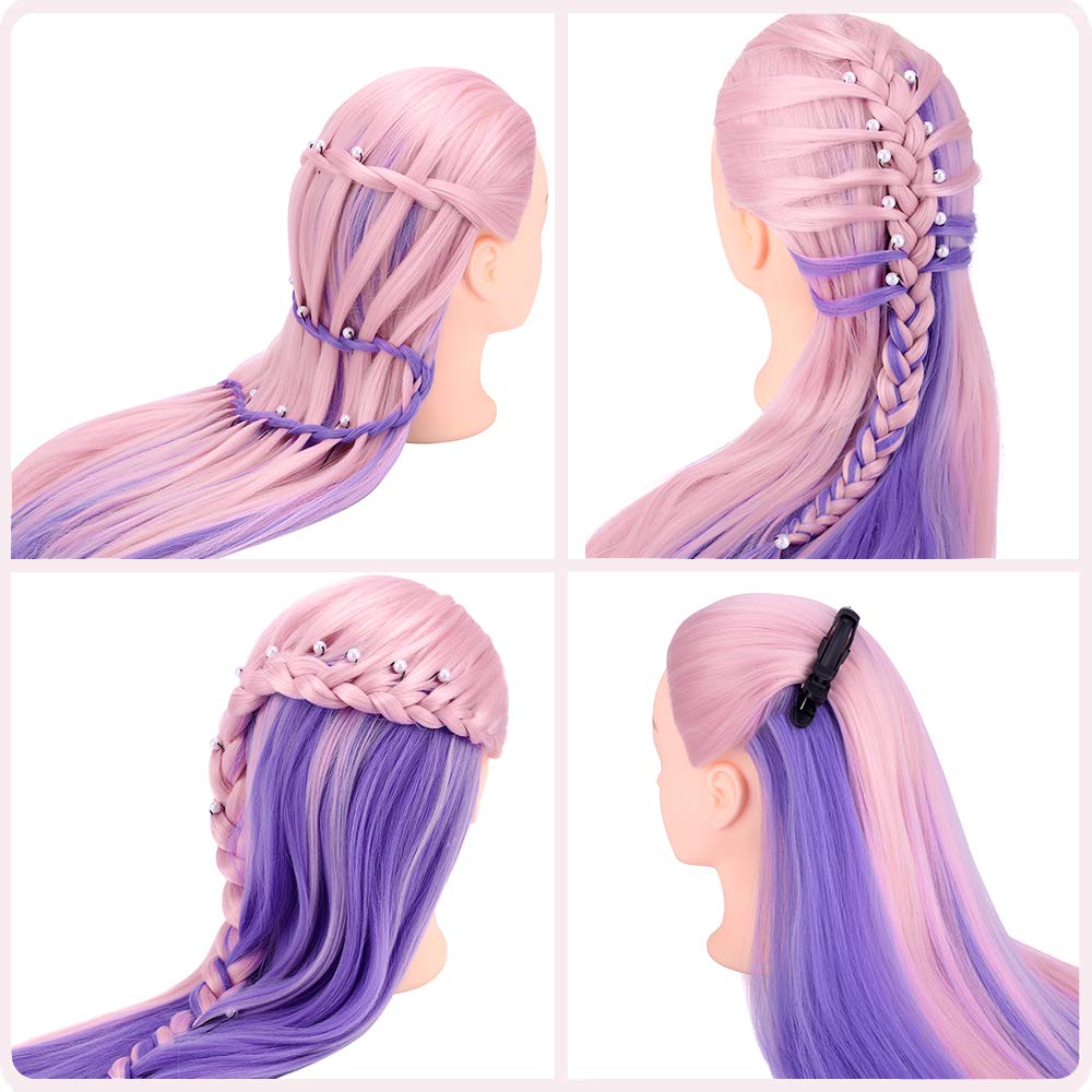 TopDirect doll head for cosmetology practice helps hair-styling skills.
