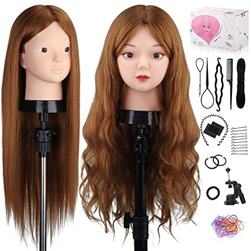 TopDirect mannequin head clamp holder setup showing stable salon training.