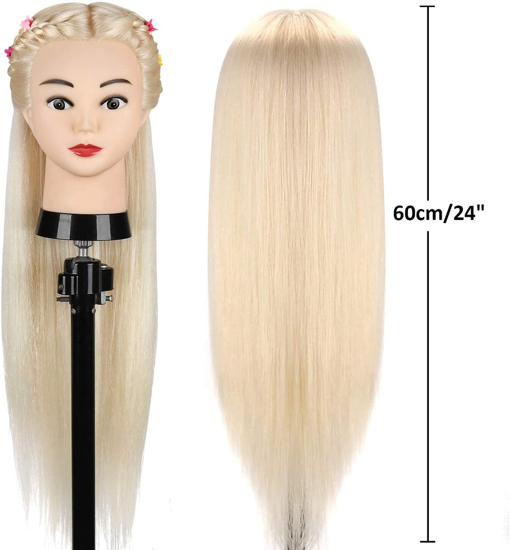 TopDirect cosmetology head suitable for schools and salons for hands-on learning.