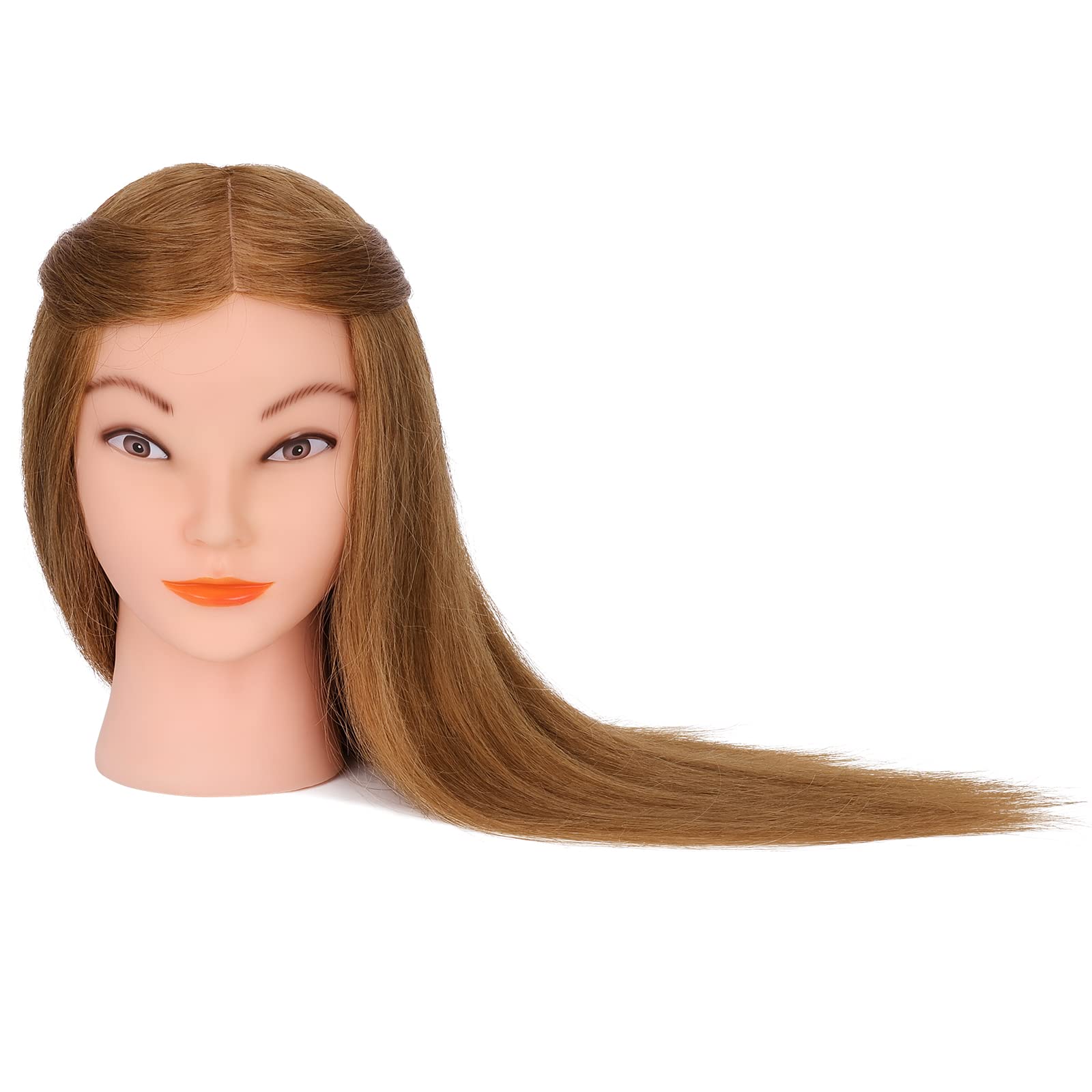 TopDirect 100% real hair allows washing, conditioning, curling, and straightening practice.