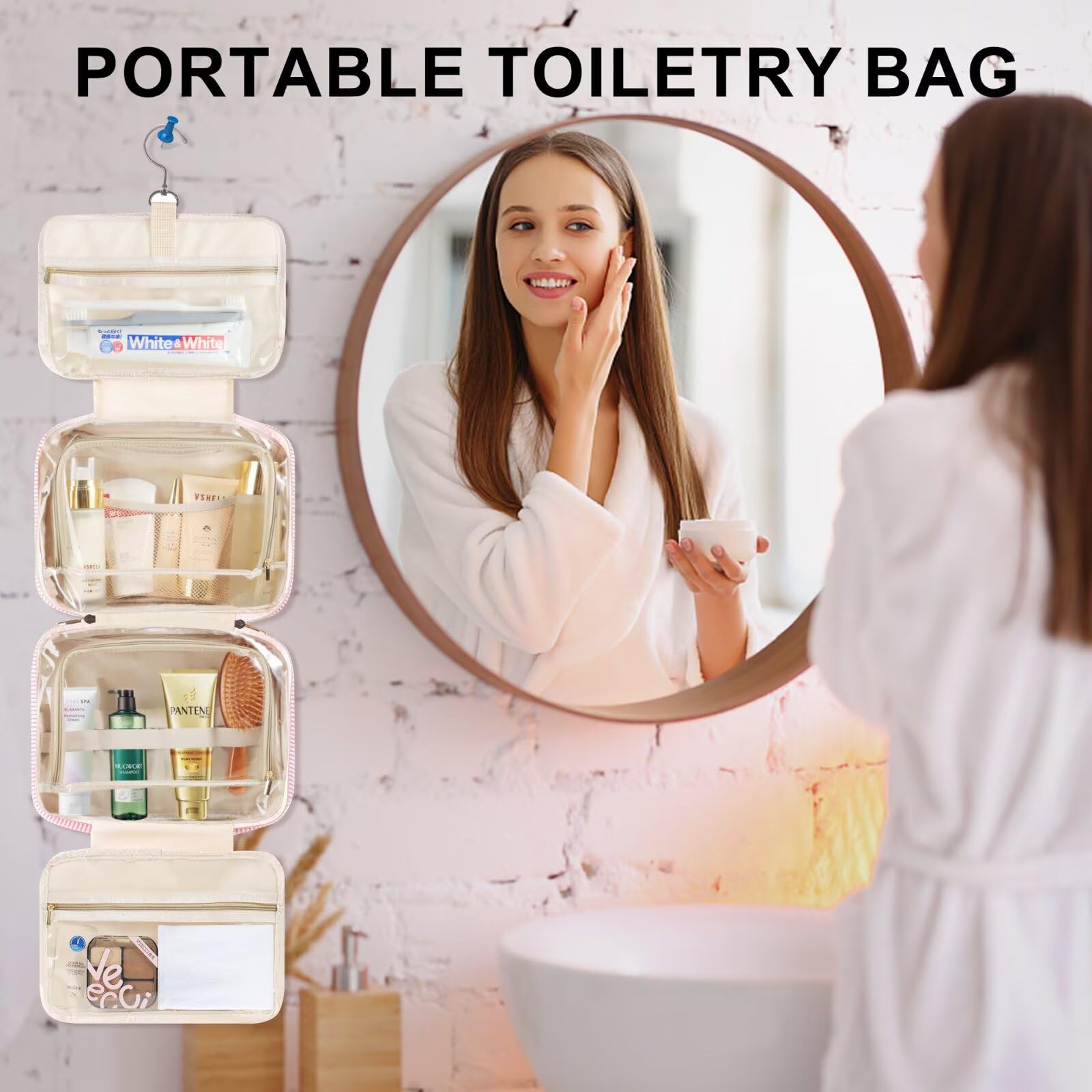 TOPEAST lightweight wear-resistant material keeps bags travel-ready without adding bulk.