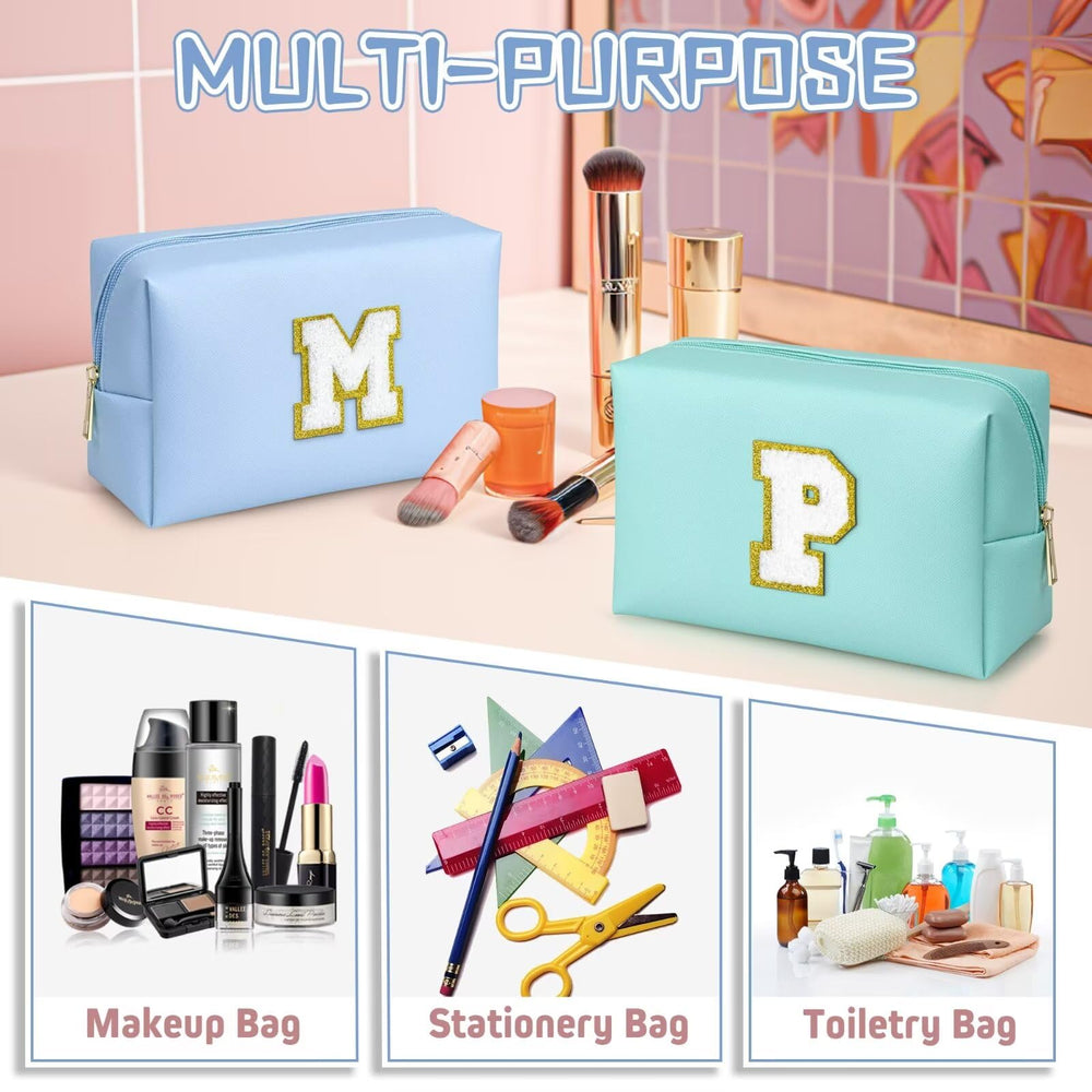 TOPEAST Multi-use bag doubles as cosmetics or small office supplies organizer