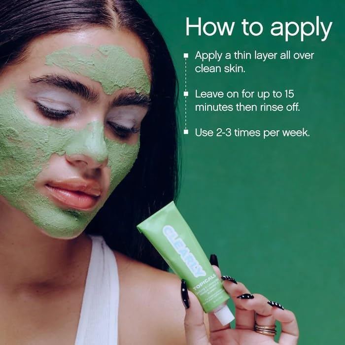 Topicals Clearly Breakout Mask even tone benefit on skin texture.