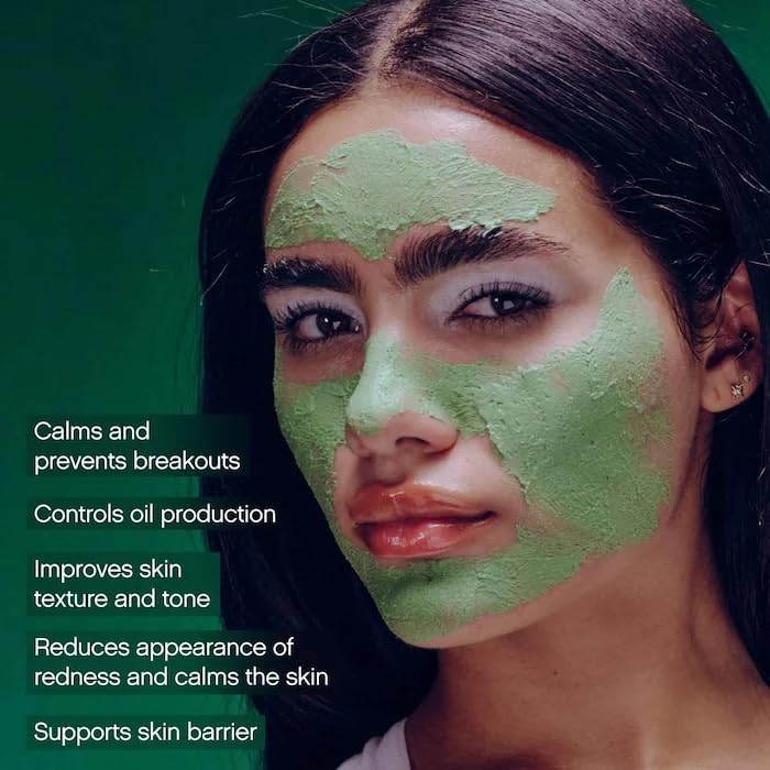 Topicals Clearly Breakout Mask purifying action image illustrating pore cleansing and redness reduction.
