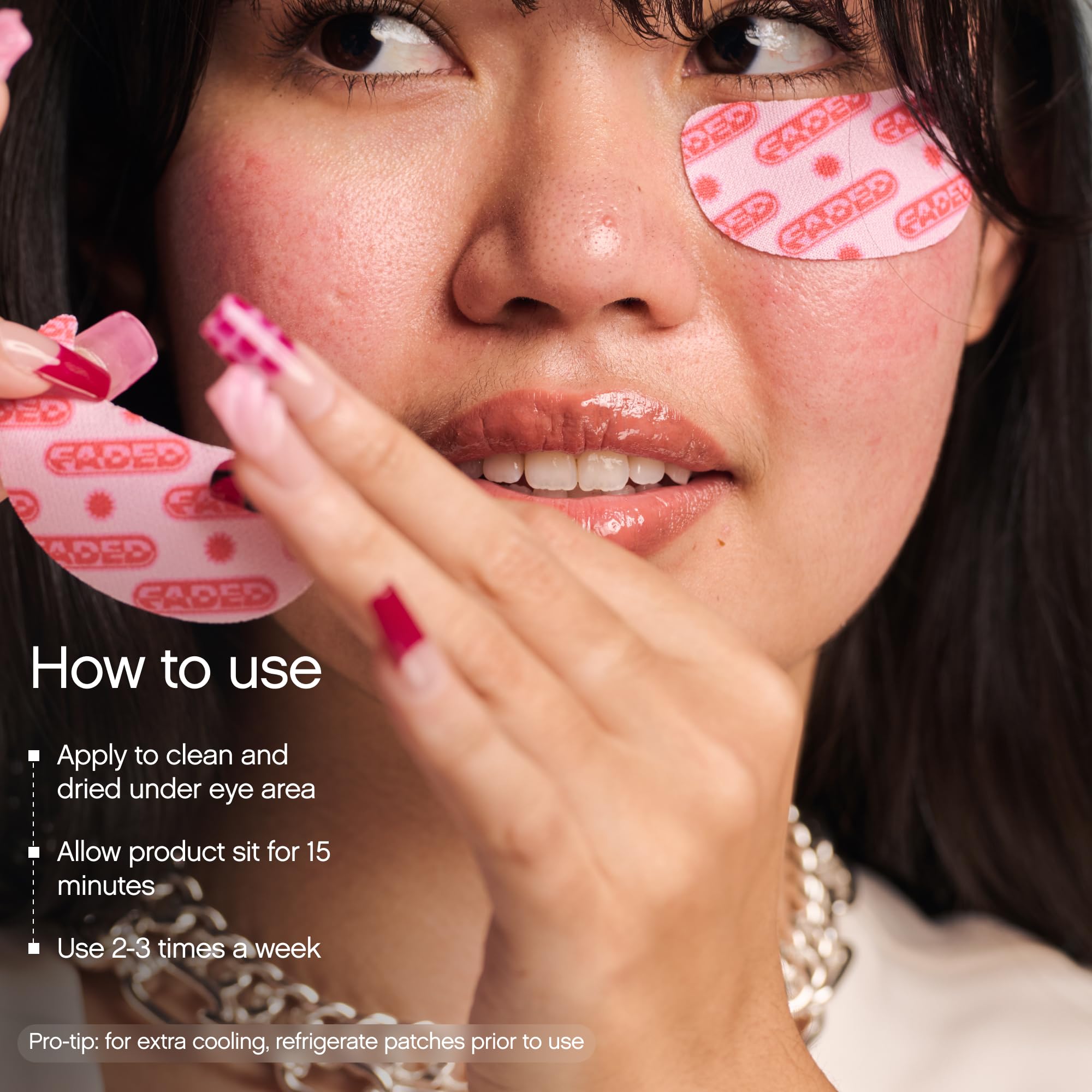 Topicals Faded cooling hydrogel texture glides on