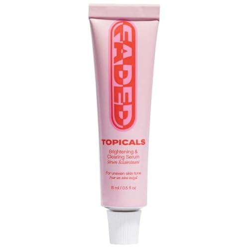 Topicals Faded serum dropper applying onto skin for daily use.