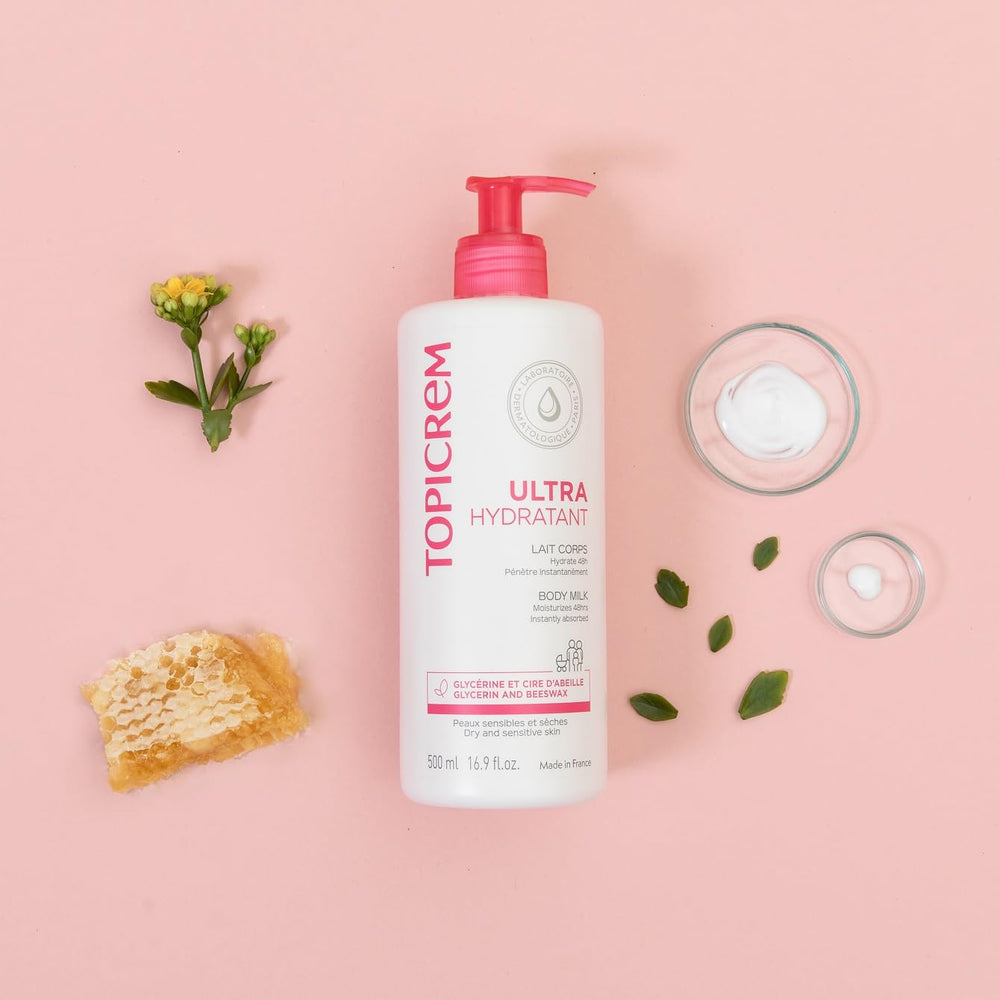 Topicrem fast absorption non-greasy finish lets you dress quickly after application