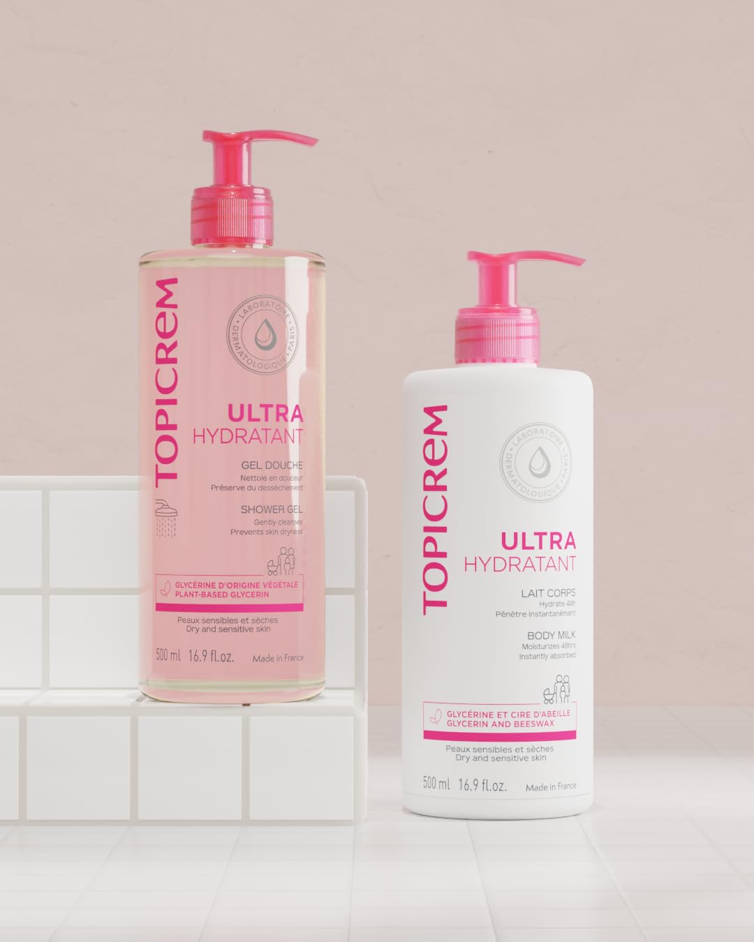 Topicrem parabens-free packaging communicates safety for sensitive skin