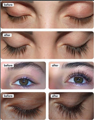 Toplash eyelash growth serum application on lash line demonstrates fast-drying formula