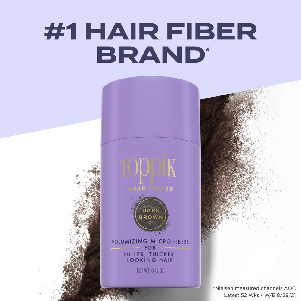 TOPPIK dark brown 12G blends along extension tracks for a natural finish.