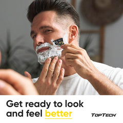 Toptech Ultra 5 blades close-up showing five-blade system for precision