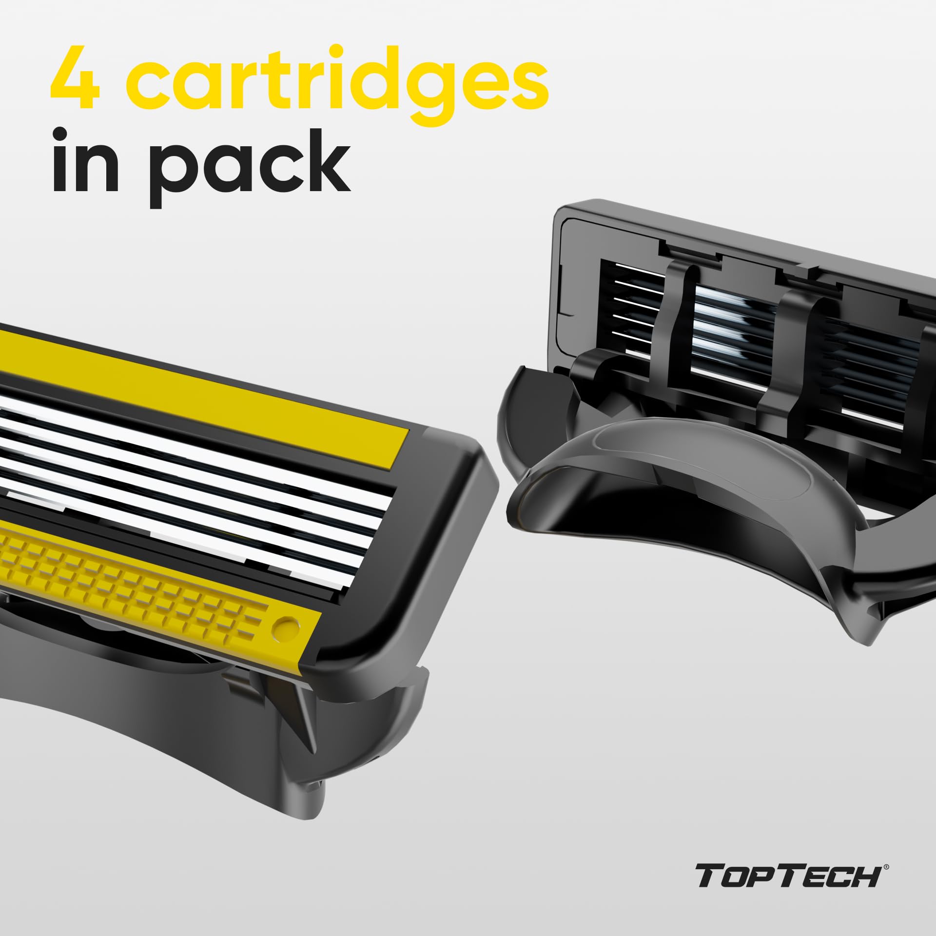 Toptech Ultra 5 fits Gillette Fusion for versatile compatibility