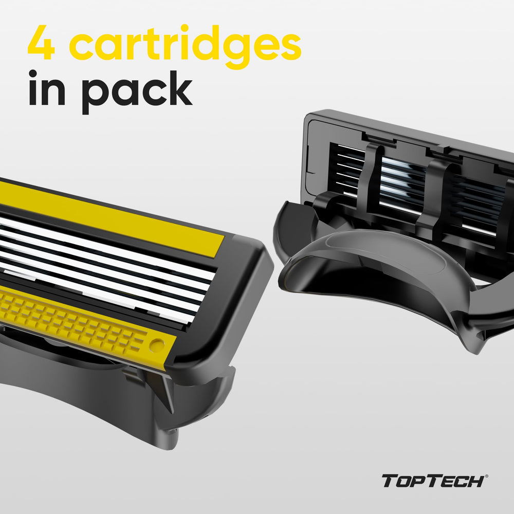 Toptech Ultra 5 fits Gillette Fusion for versatile compatibility