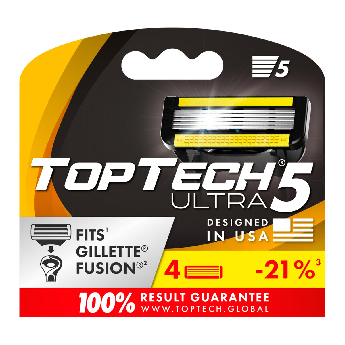 Toptech Ultra 5 four-count pack for daily grooming sessions