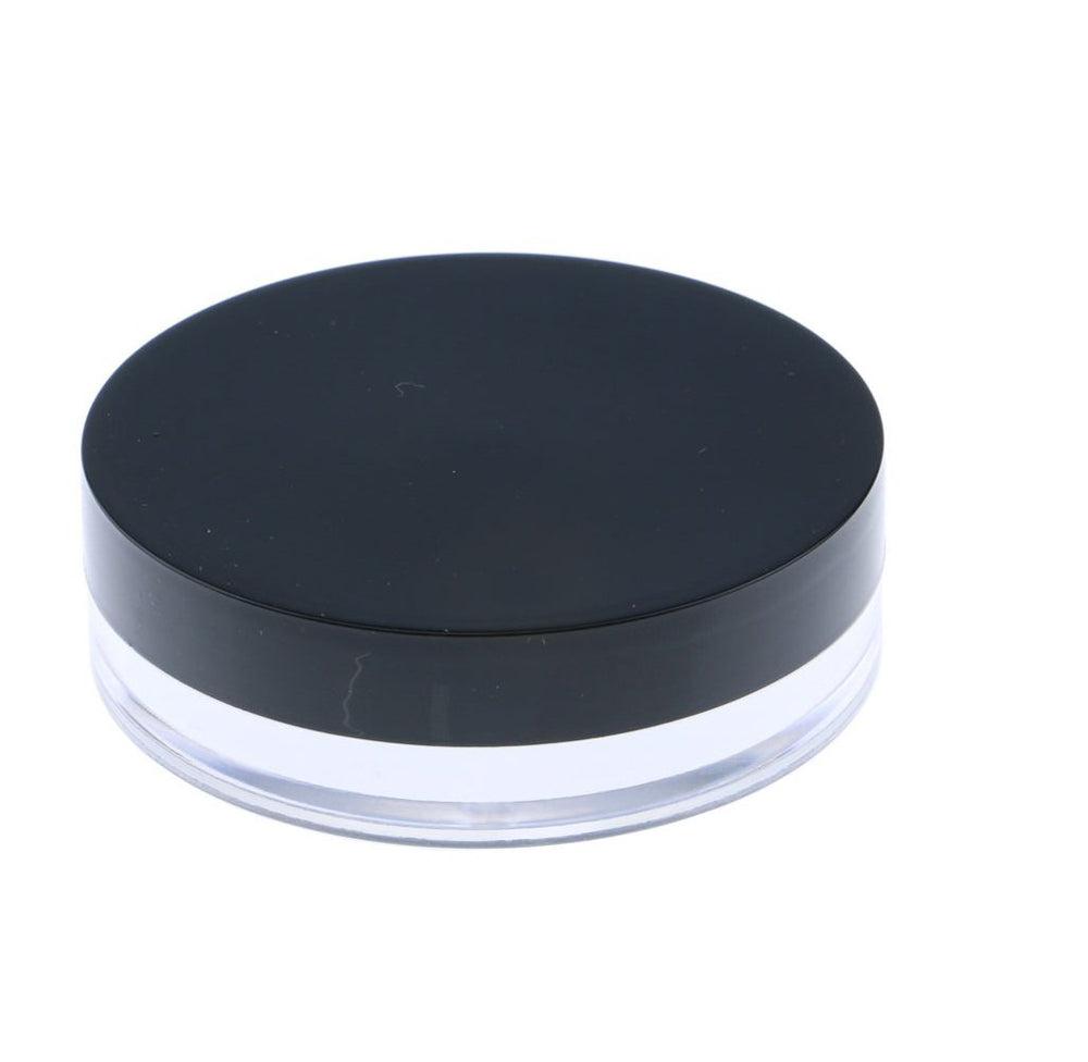 Topwon powder container with closed cap for mess-free travel.