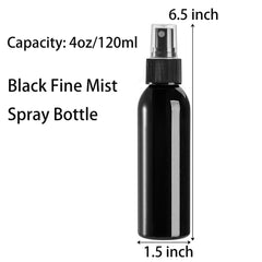 TOPZEA black sprayer ergonomic nozzle in action, delivering a smooth fine mist.