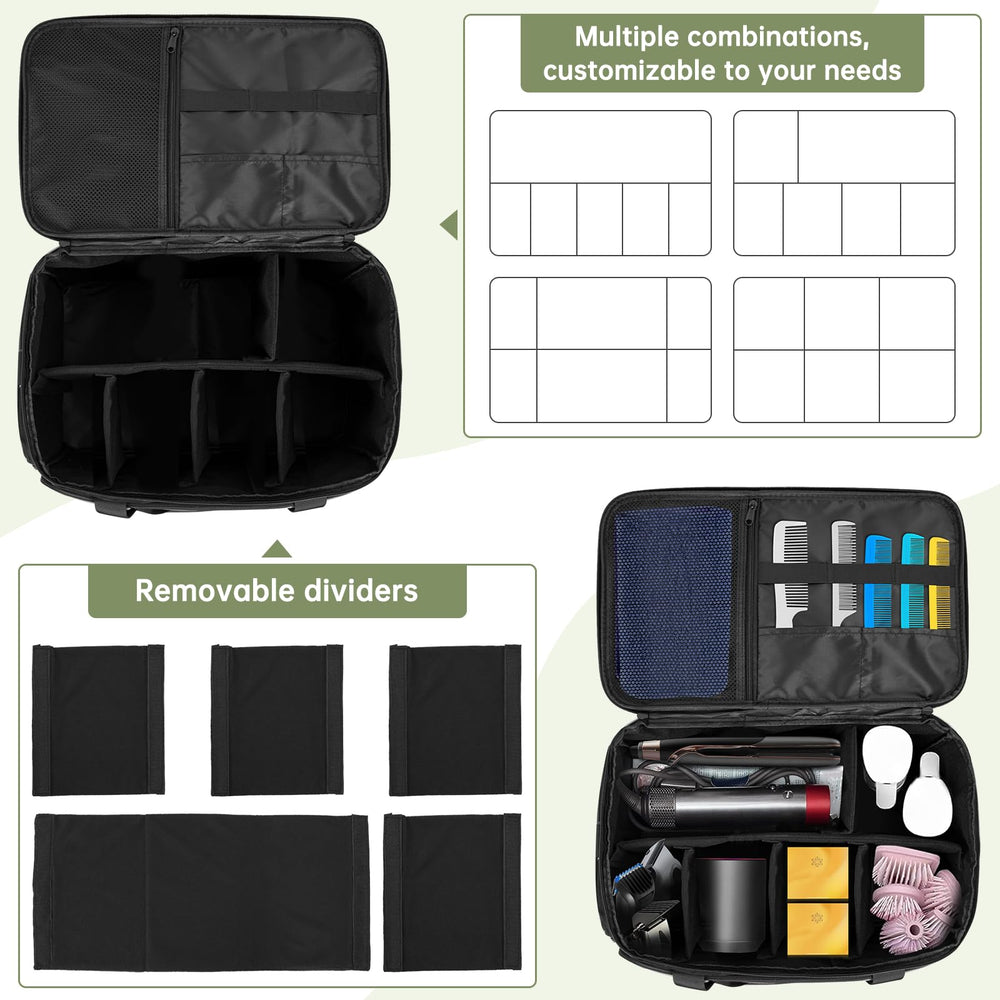 TORIBIO adjustable dividers inside keep tools organized and scratch-free