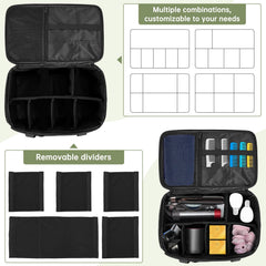 TORIBIO adjustable dividers inside keep tools organized and scratch-free