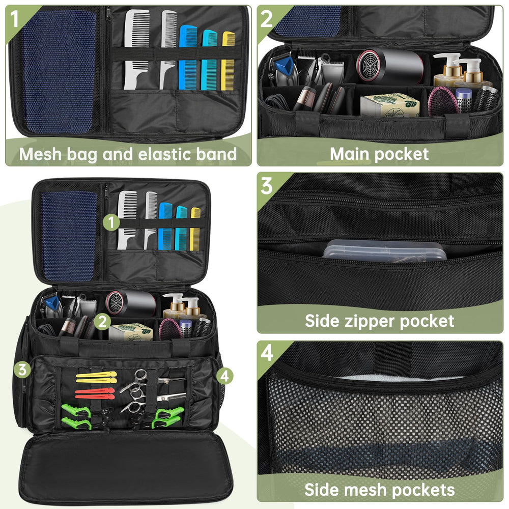 TORIBIO barber bag shoulder-strap highlights comfortable carrying on the go