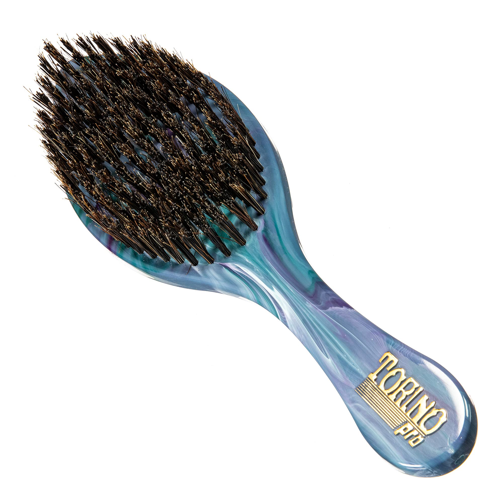 Torino Pro Curve Wave Brush 201 front view promotes smoother 360 waves with controlled brushing.