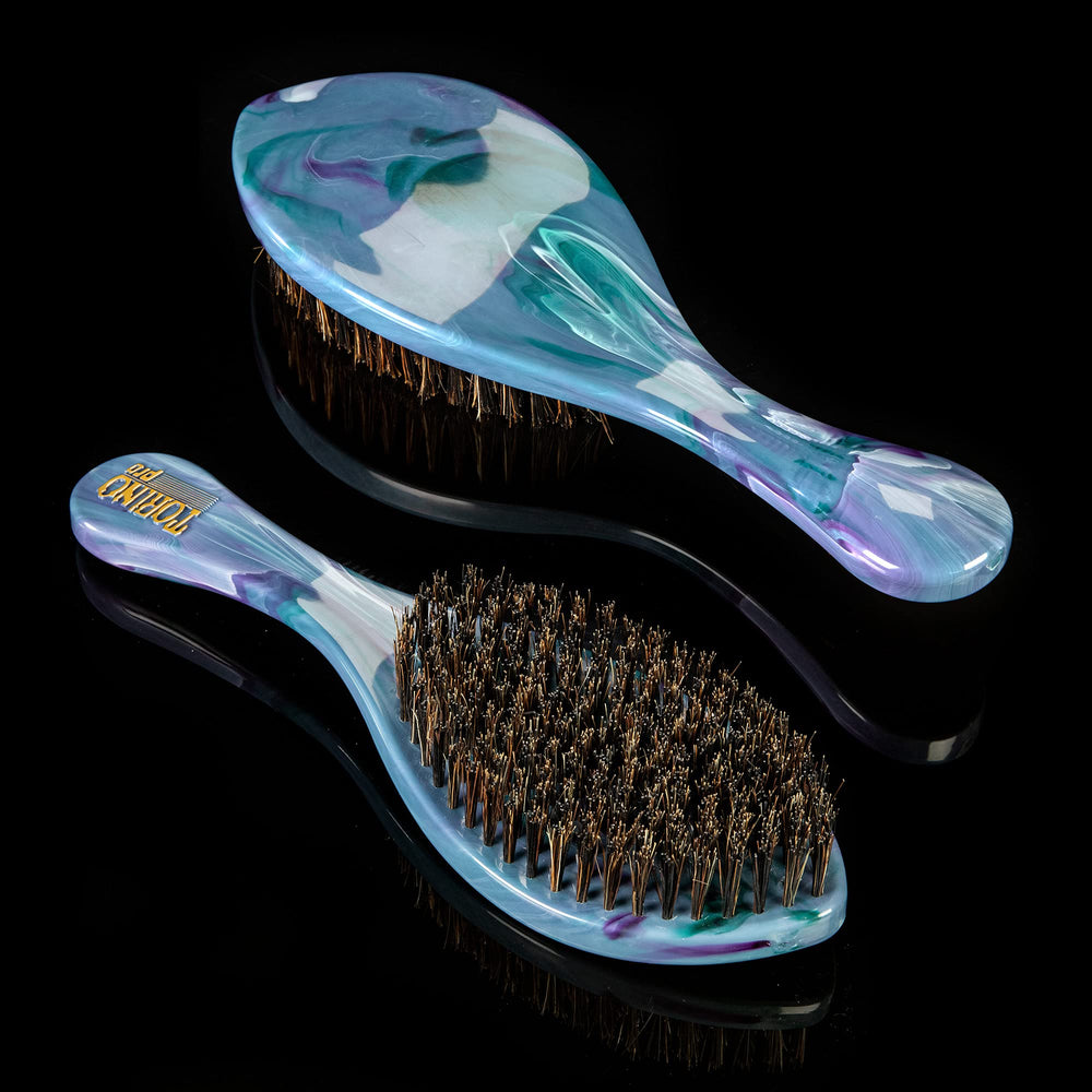 Torino Pro Curve Wave Brush 201 packaging shows premium branding and long-lasting value for wave grooming.