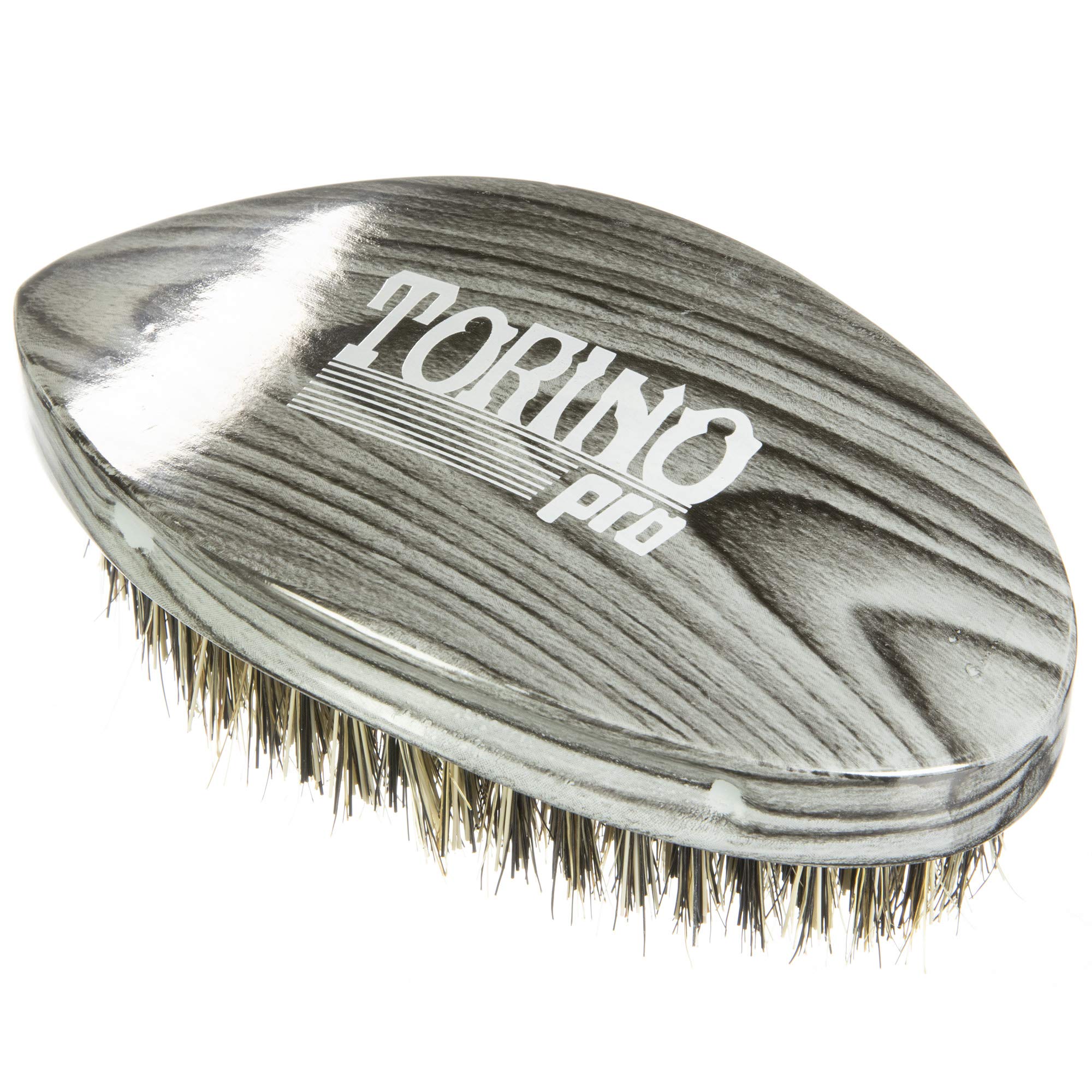 Torino Pro Wave Brush #74 curved pointy tip close-up for crown shaping and wave definition