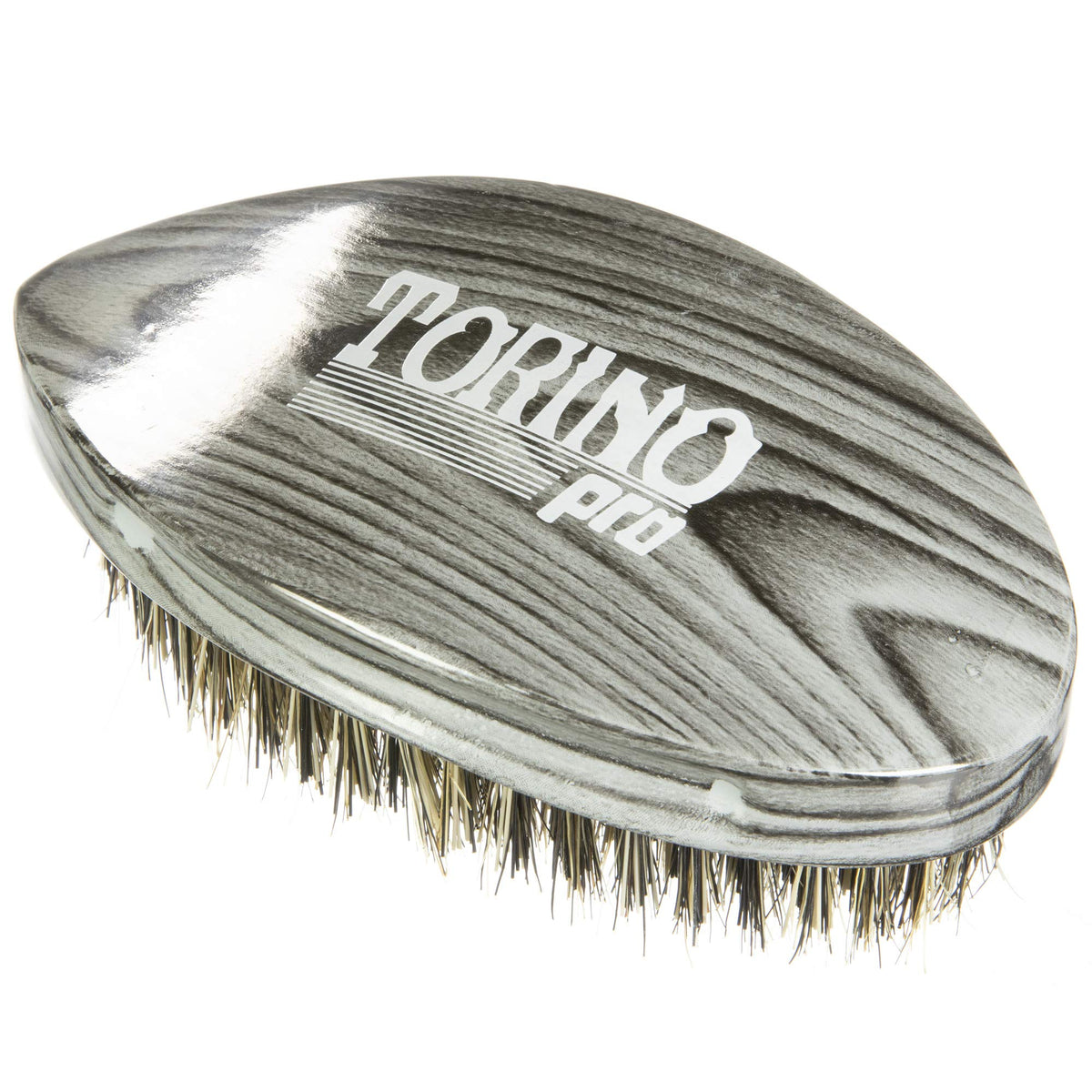 Torino Pro Wave Brush #74 curved pointy tip close-up for crown shaping and wave definition