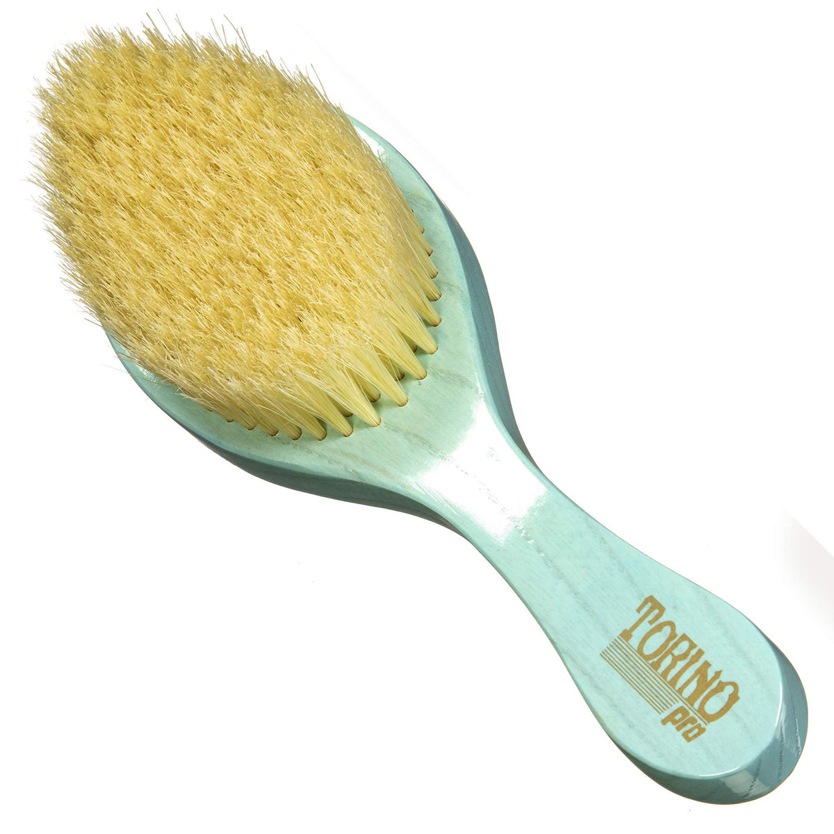 Torino Pro Wave Brush #1950 soft curved brush close-up for easy wave formation.