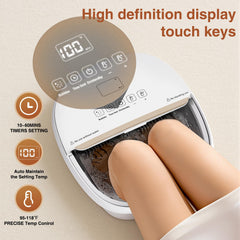 torktak pedicure foot spa folded-compact design for easy storage