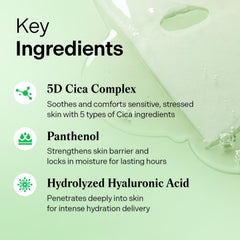 Torriden Balanceful Cica Mask 5D Cica Complex for multi-layer calming.