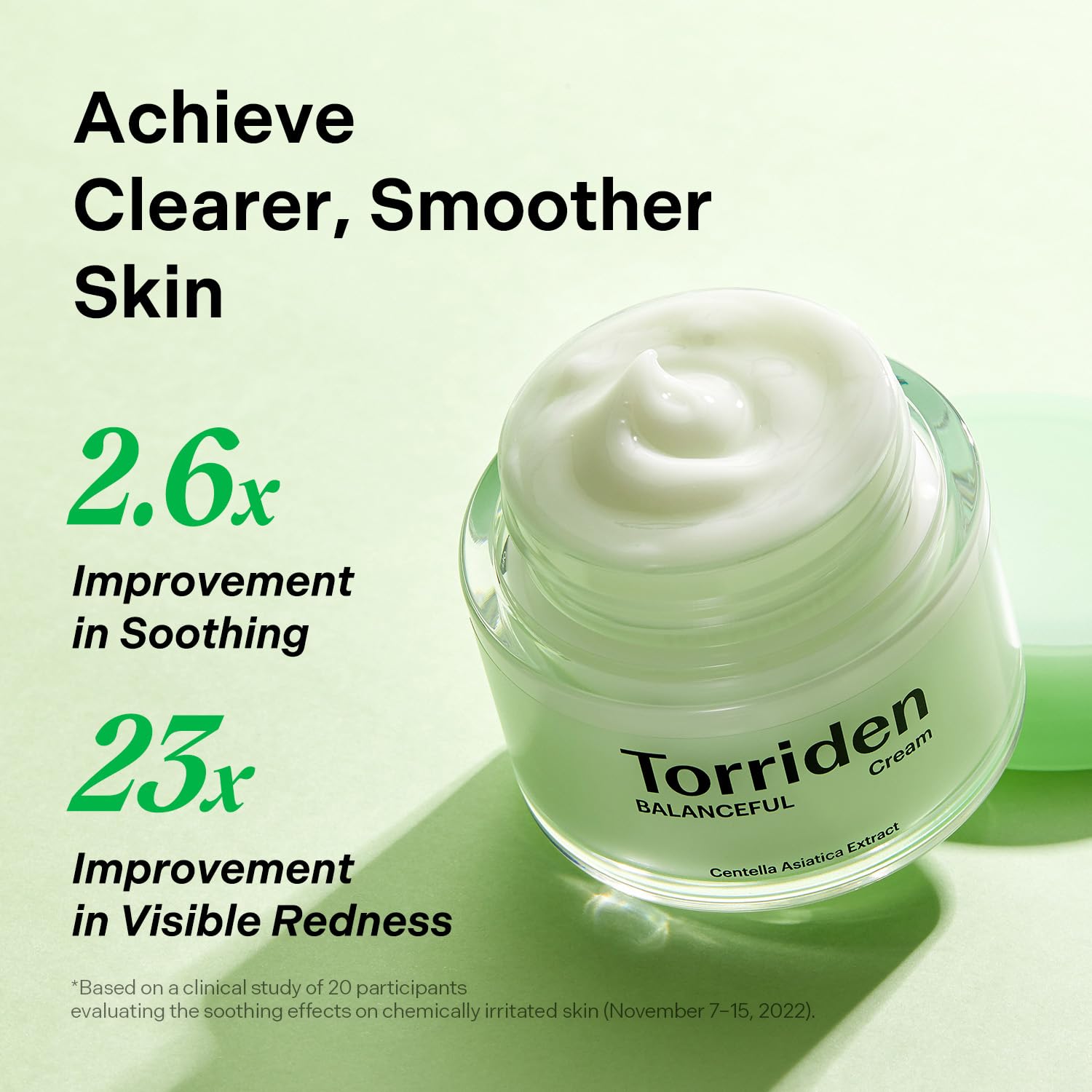 Torriden Balanceful Cream being applied for daily routine offers refreshing, quick-absorbing moisture.