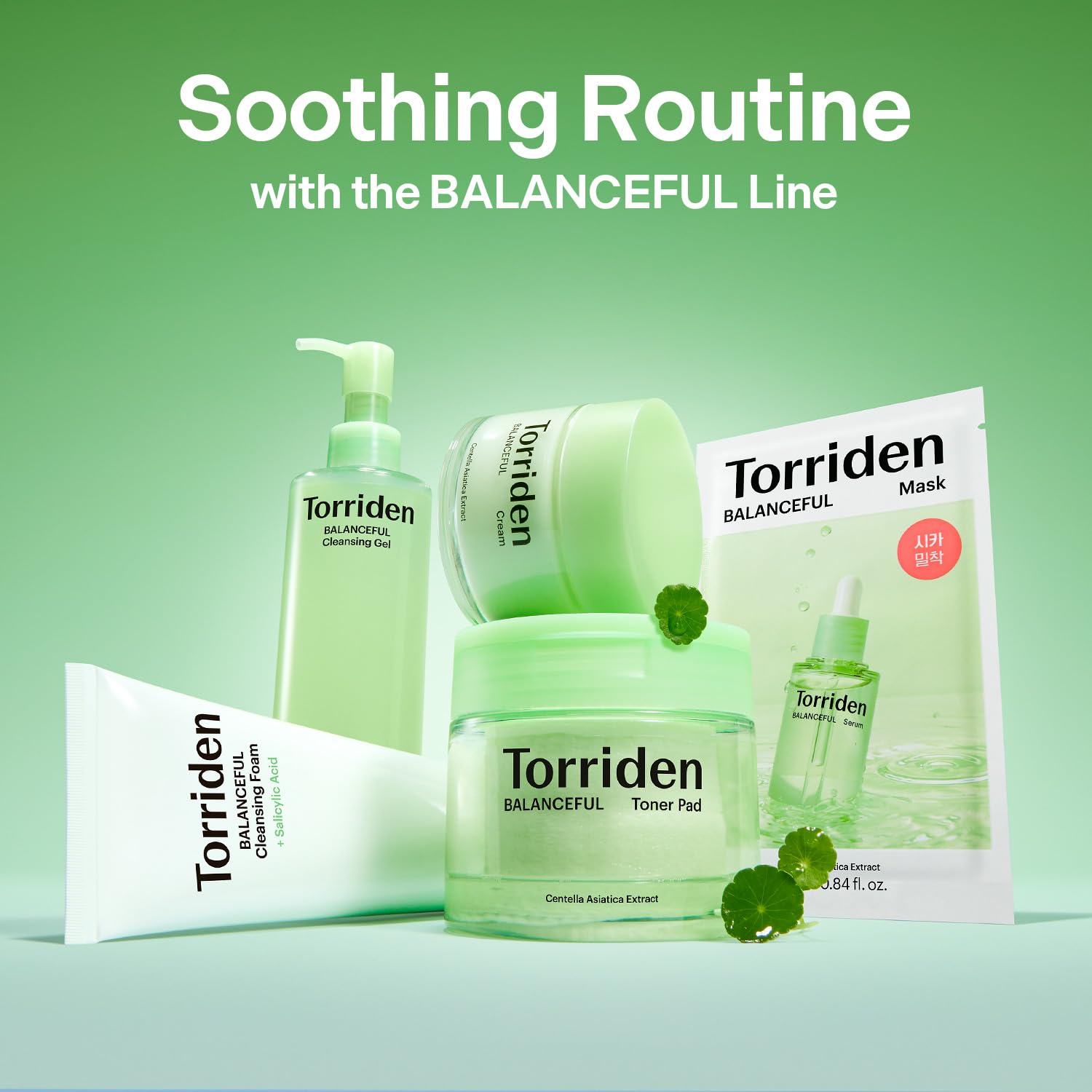Torriden Balanceful Foam recycled packaging and VEGAN label highlight eco-friendly standards.