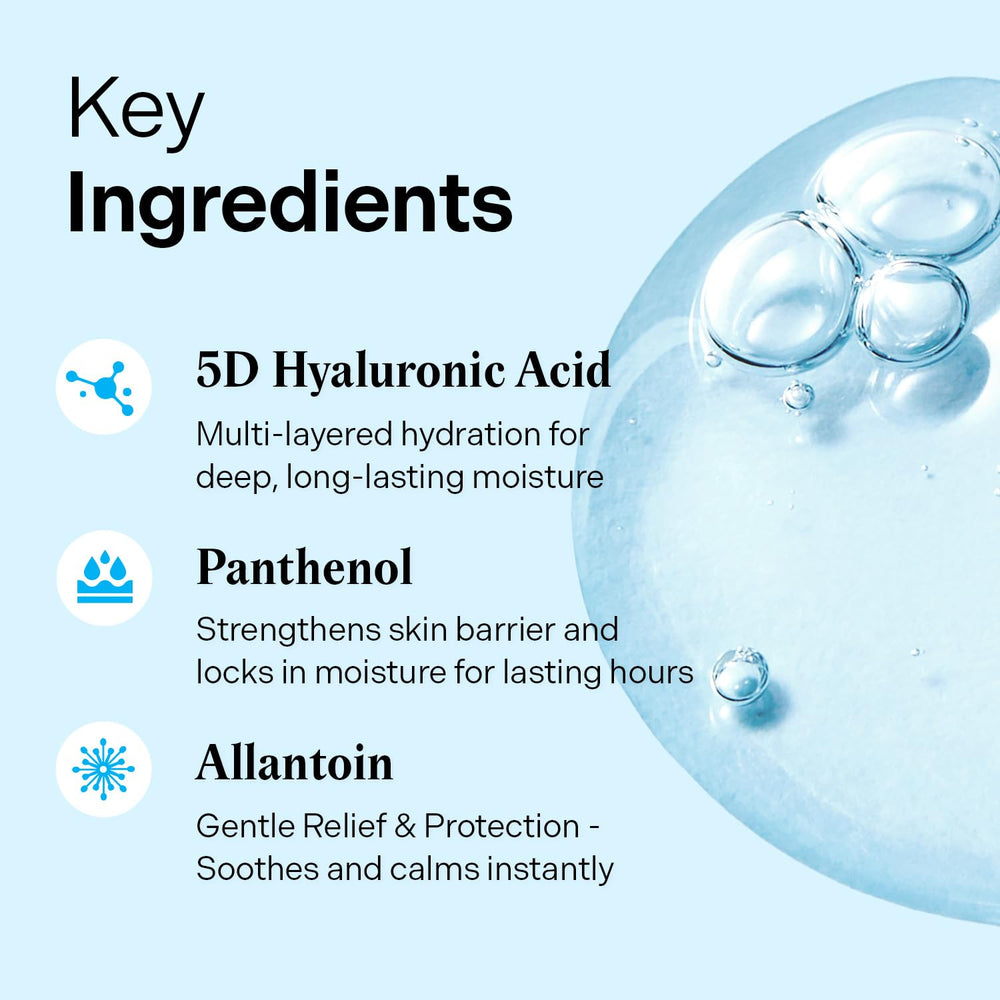 Torriden DIVE IN serum label view highlights vegan, fragrance-free formula for sensitive skin.