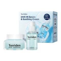 Torriden DIVE IN Serum bottle closeup shows lightweight hydration for makeup-ready skin.