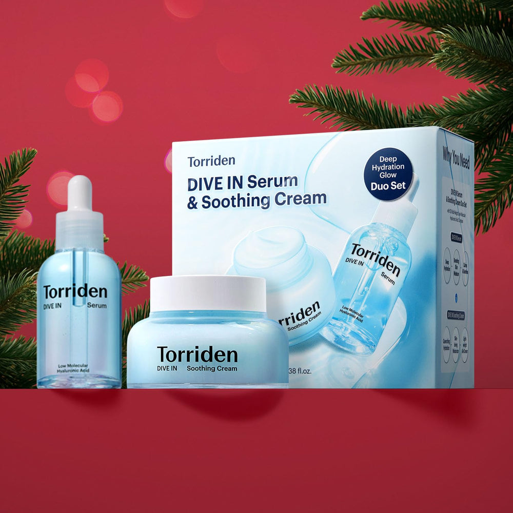 Torriden DIVE IN Serum dispense action demonstrates quick absorption without stickiness.