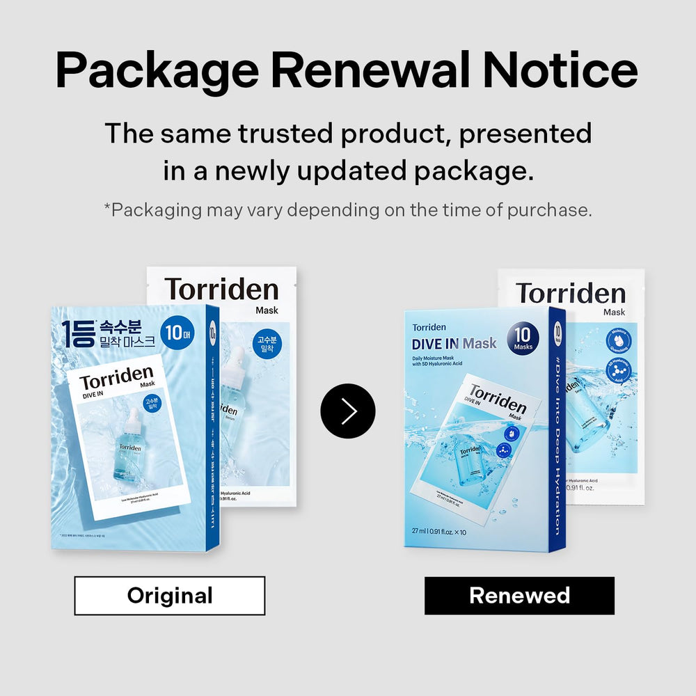 Torriden DIVE IN soy-based ink prints on packaging for greener branding