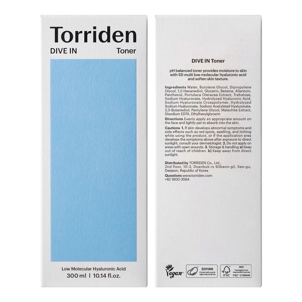 Torriden Dive in Toner daily-use glow shot