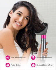 Tosage diffuser nozzle closeup highlights sleek design for controlled airflow