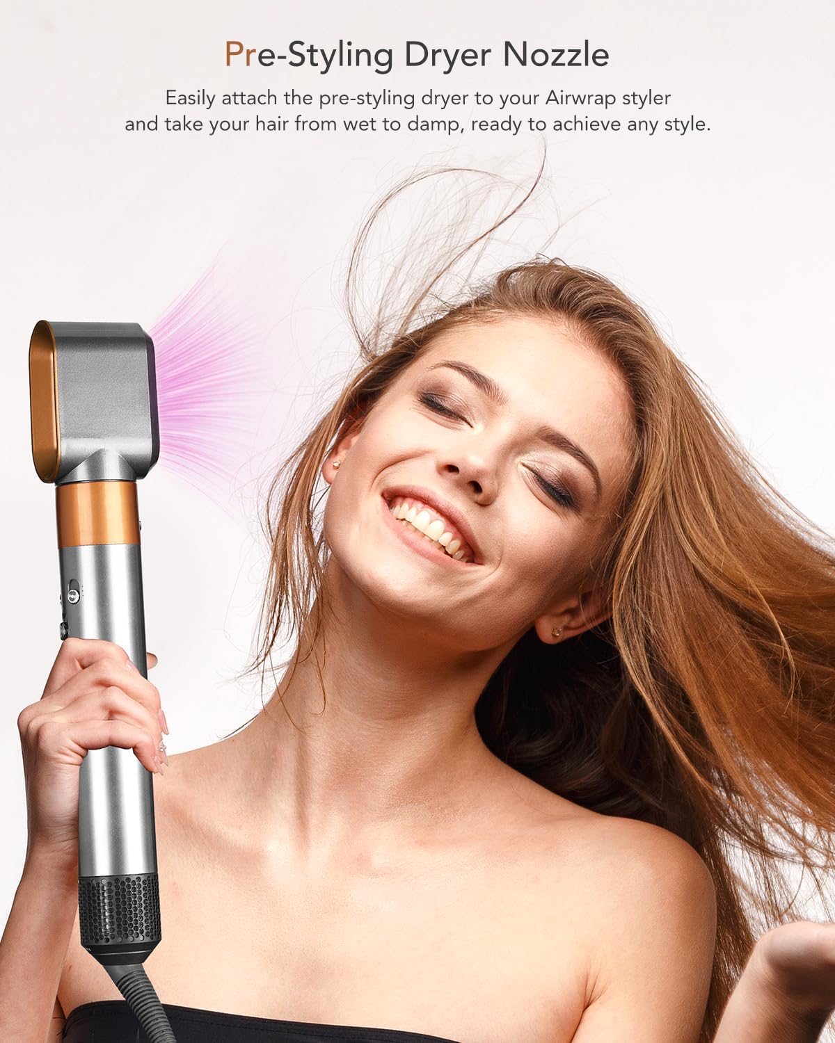 TOSAGE Dyson Airwrap HS01/HS05 compatibility for seamless styling prep