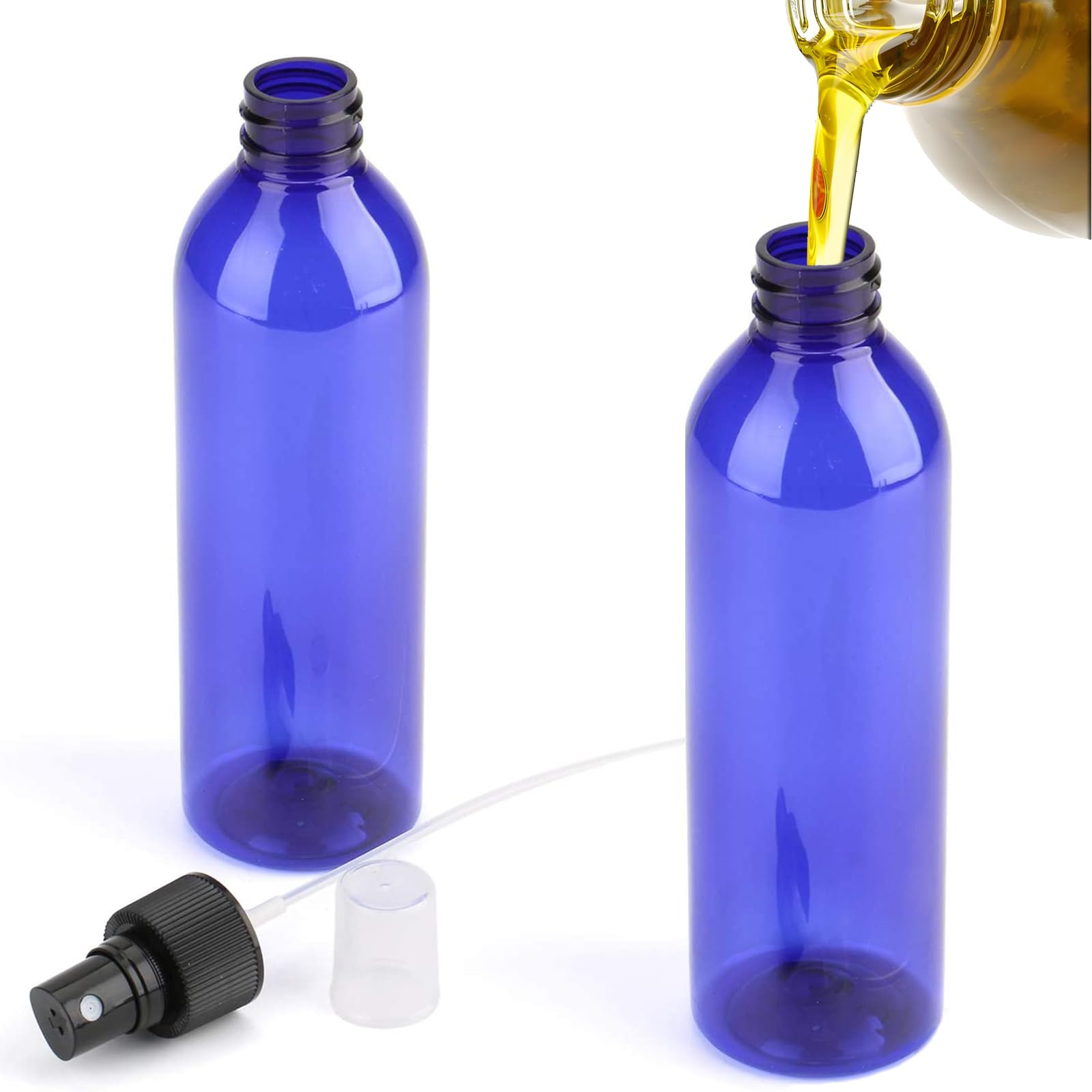 Tosnail PET plastic blue bottle, BPA-free and lightweight for daily sprays.