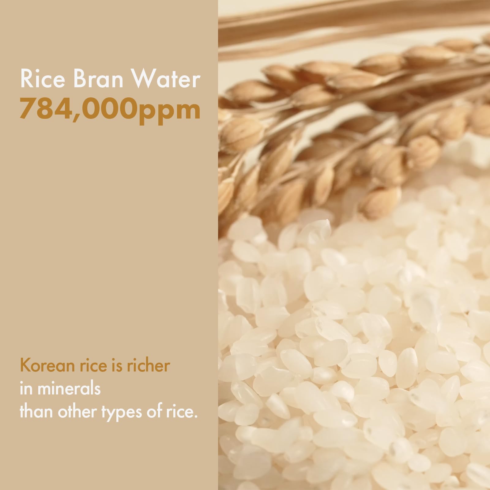 TOSOWOONG Rice Glow Milky Toner label front highlighting fragrance-free formula