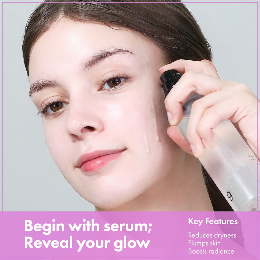 TOSOWOONG 9-peptide serum pump-action for easy application.