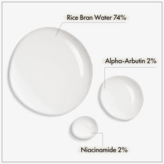 TOSOWOONG Alpha Arbutin 2 Rice Serum on skin shows hydration and glow potential.