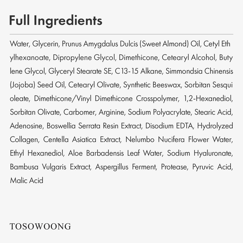 TOSOWOONG Necktox lightweight milky texture feels refreshing during use.