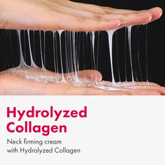 TOSOWOONG Collagen Necktox texture close-up shows quick absorption.