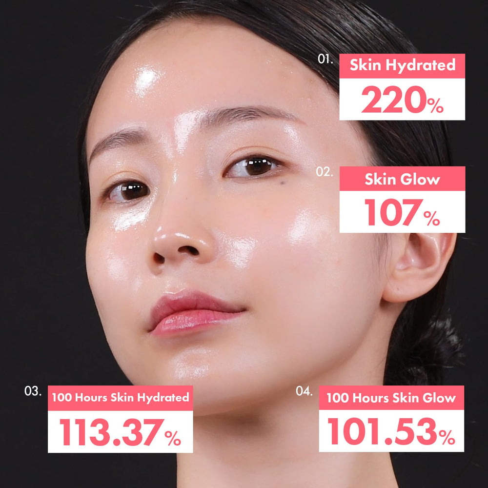 Tosowoong collagen wrapping mask application close-up demonstrates firming and glow potential.