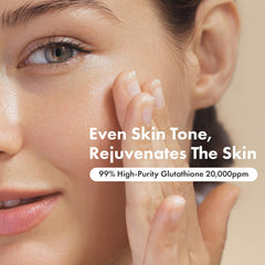 TOSOWOONG Glutathione Serum ingredients panel—high-purity formula supports skin glow.