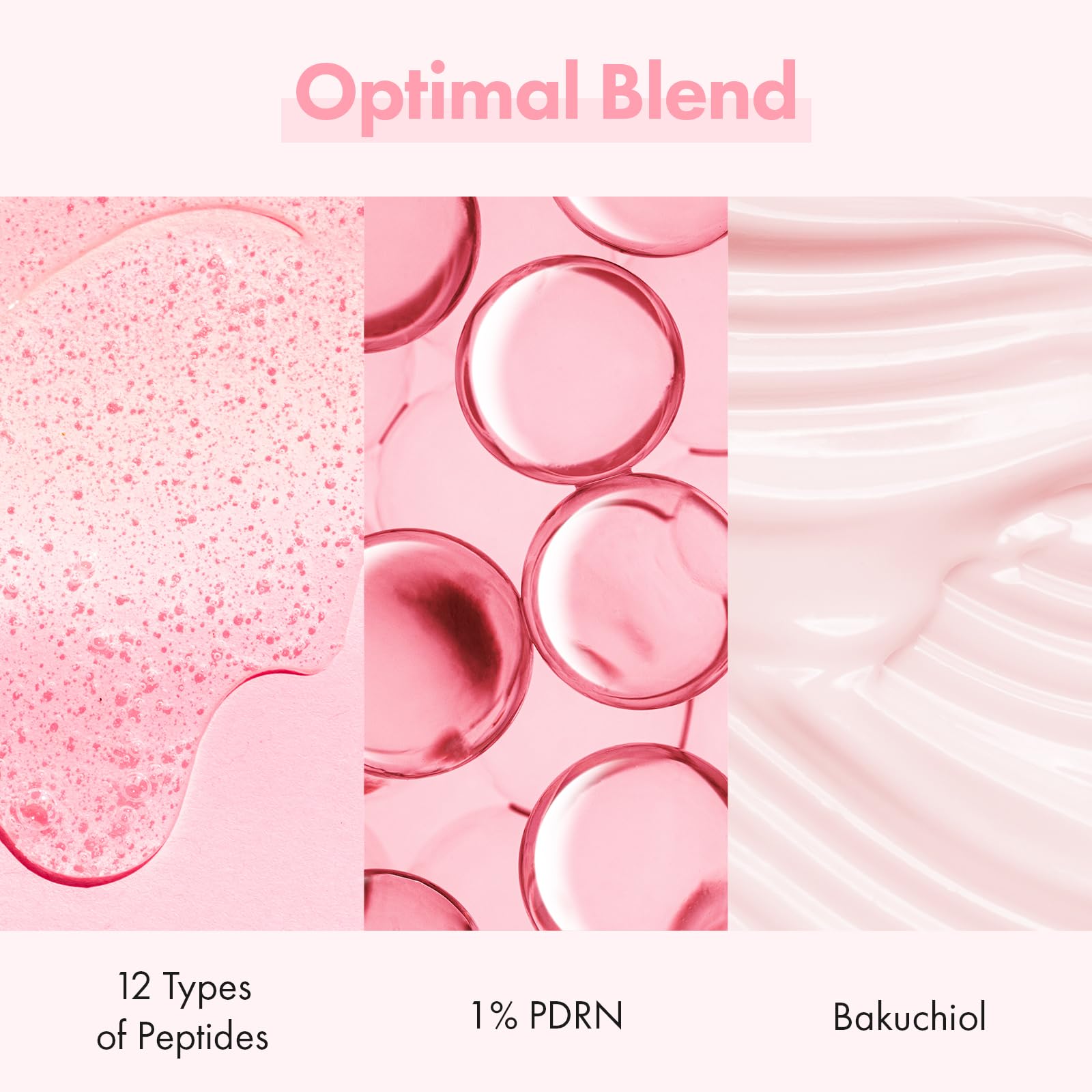 TOSOWOONG Pink Peptide 12 PDRN Serum application shows even-toned glow potential