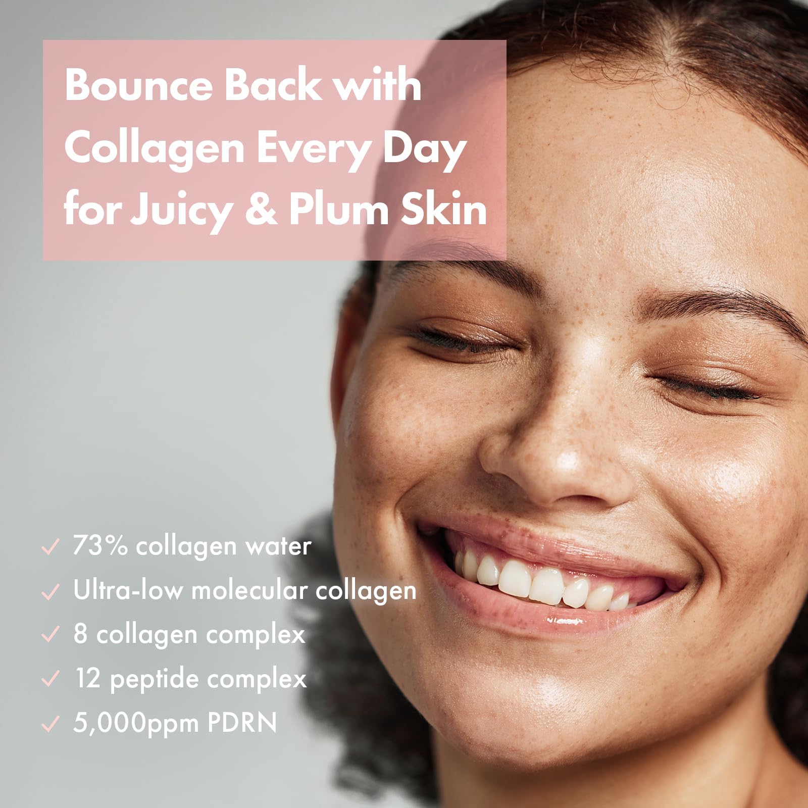 PDRN and peptide rich Tosowoong Real Collagen Face Cream ingredient panel